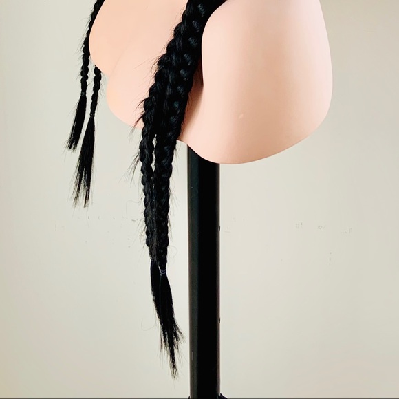 Gorgeous French Braided Premium Fiber Lace Front Wig for Daily Wear/Events 🙌 - Picture 11 of 14